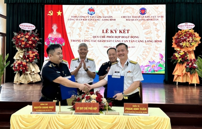 Hải quan Long Bình Tân – ICD Tân Cảng Long Bình ký quy chế phối hợp nâng cao hiệu quả giám sát cảng cạn