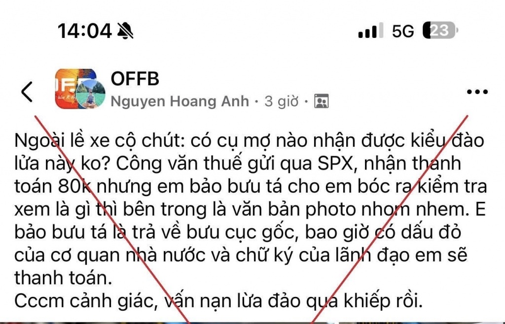 Cảnh báo tình trạng mạo danh cơ quan thuế để lừa đảo