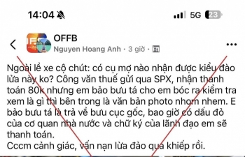 Cảnh báo tình trạng mạo danh cơ quan thuế để lừa đảo