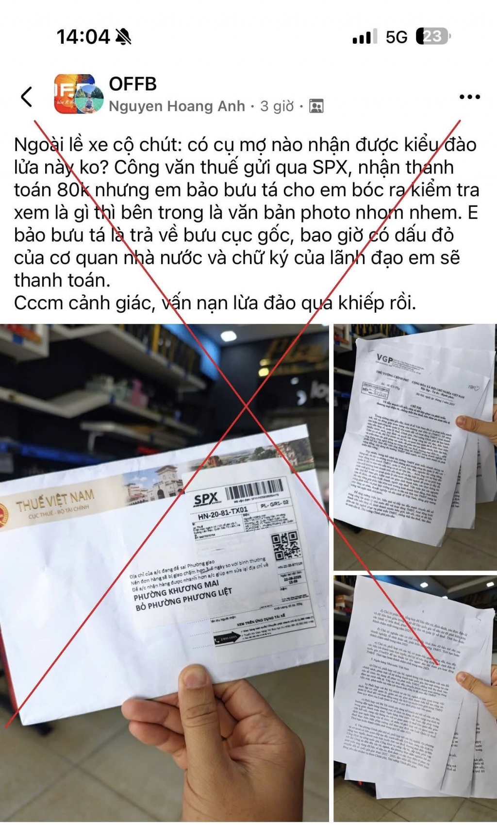 Cảnh báo tình trạng mạo danh cơ quan thuế để lừa đảo