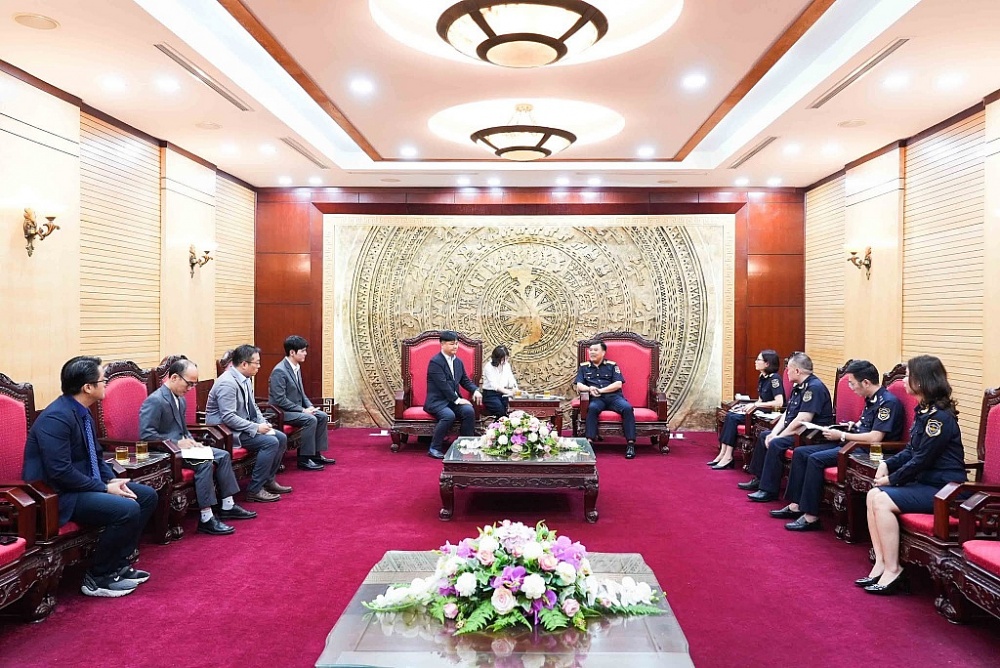 Quang cảnh buổi tiếp.