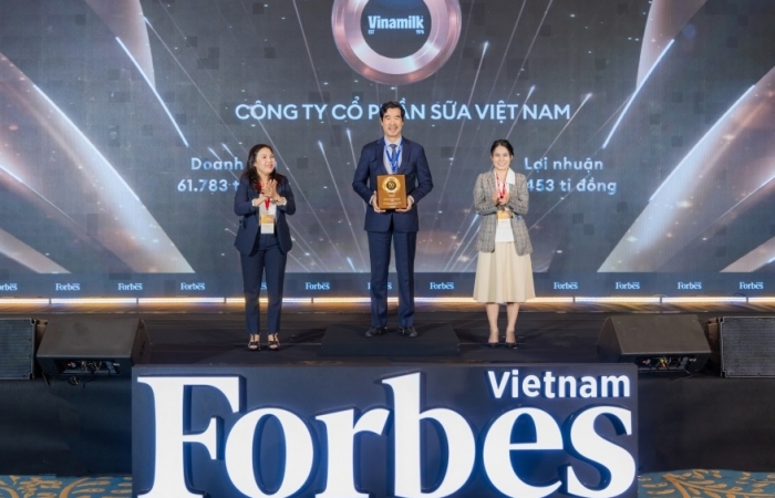 Vinamilk đứng đầu Top 25 Thương hiệu dẫn đầu 2025 của Forbes Việt Nam