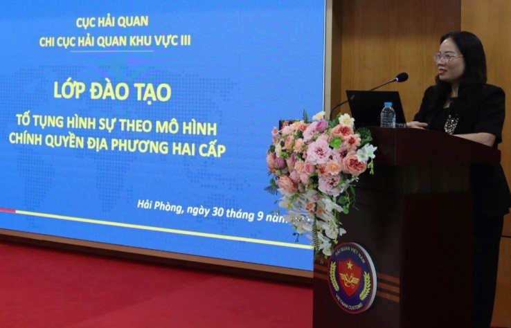 Hải quan khu vực III nâng cao năng lực tố tụng hình sự theo chính quyền hai cấp