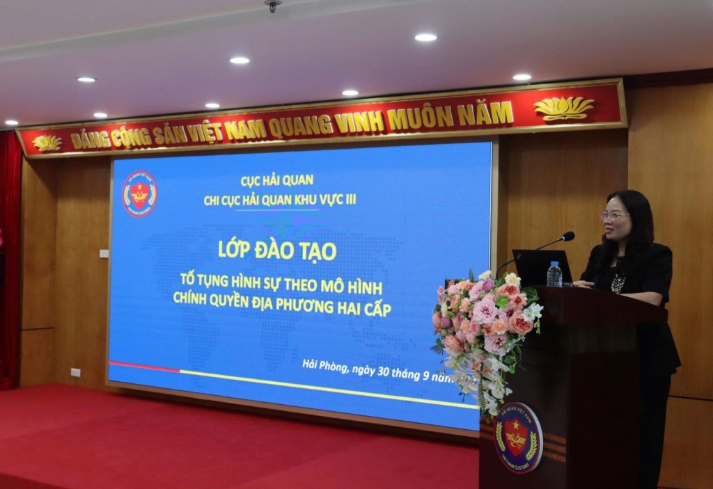 Hải quan khu vực III nâng cao năng lực tố tụng hình sự theo chính quyền hai cấp