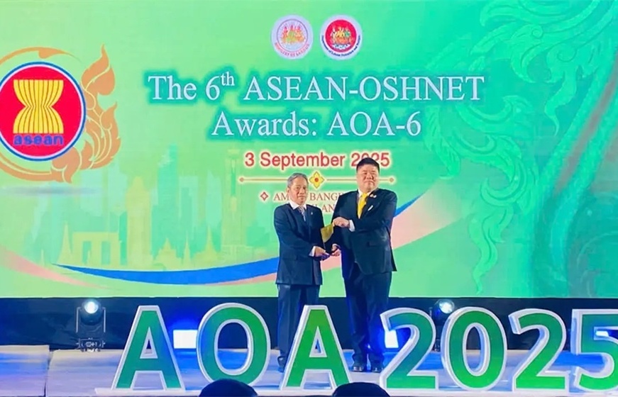 Petrolimex nhận Giải thưởng ASEAN-OSHNET về An toàn, Vệ sinh lao động
