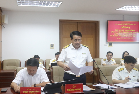 Đoàn đại biểu Quốc hội tỉnh Phú Thọ: Tiếp xúc cử tri lấy ý kiến vào dự án Luật Quản lý thuế sửa đổi và Luật Thuế TNCN sửa đổi
