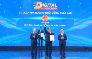Cục Thuế được vinh danh là “Cơ quan nhà nước chuyển đổi số xuất sắc”