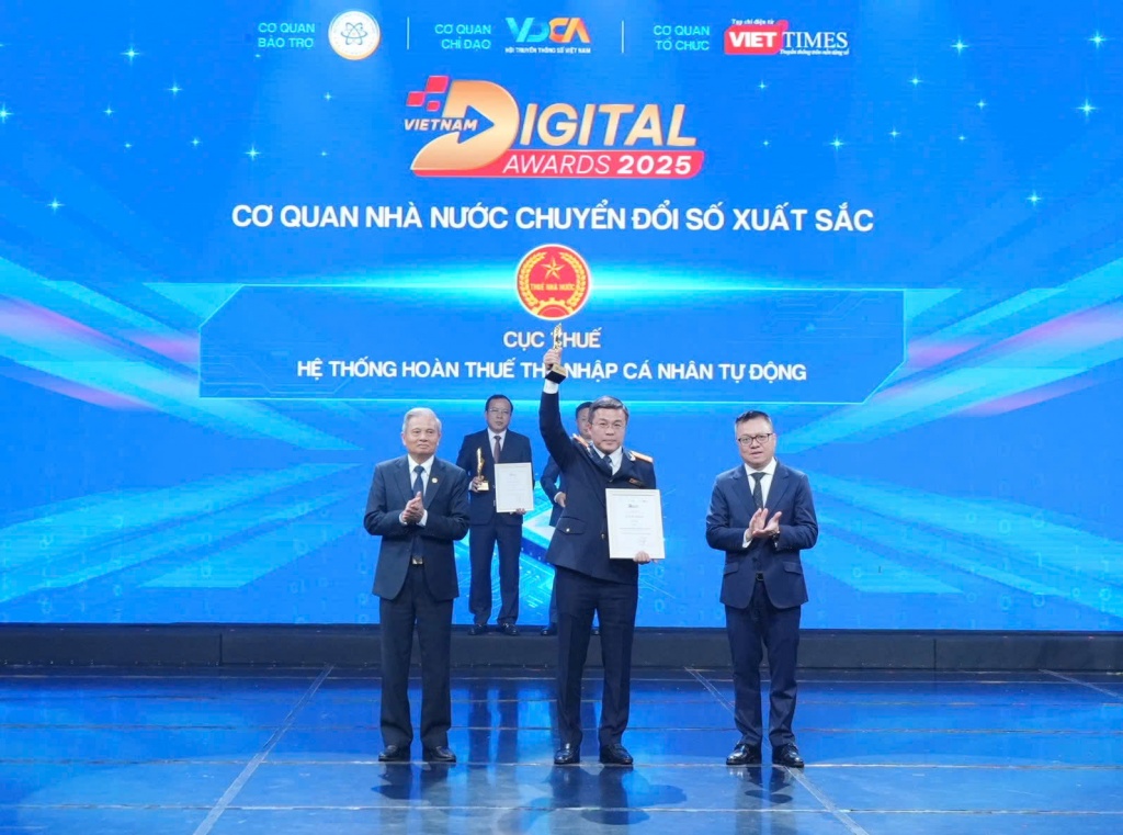 Cục Thuế được vinh danh là “Cơ quan nhà nước chuyển đổi số xuất sắc”