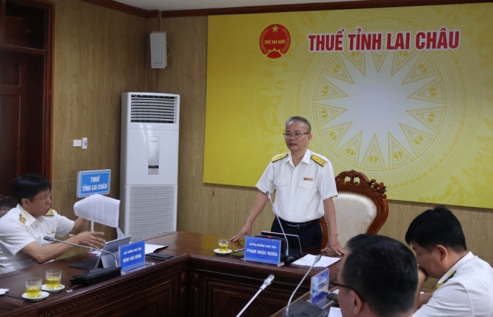 Triển khai nhiệm vụ cuối năm: Thuế Lai Châu tăng cường quản lý thu ngân sách