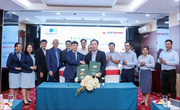 Quỹ Phát triển DNNVV và Vietbank ký kết hợp đồng khung cho vay gián tiếp