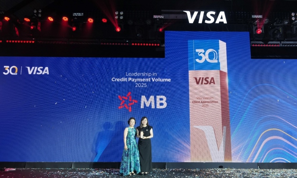 MB nhận bốn giải thưởng danh giá từ Visa