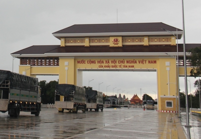 Cửa khẩu quốc tế Tân Nam sẵn sàng cho ngày khánh thành