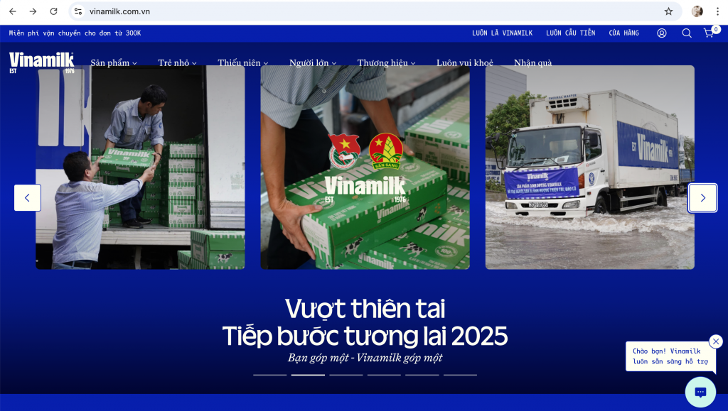 Vinamilk cùng cộng đồng viết tiếp hành trình sẻ chia