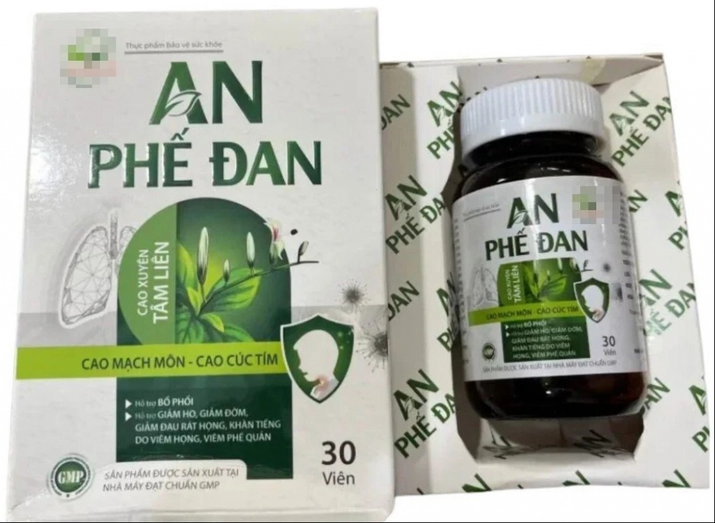 Cảnh báo sản phẩm An Phế Đan không phải là thuốc điều trị