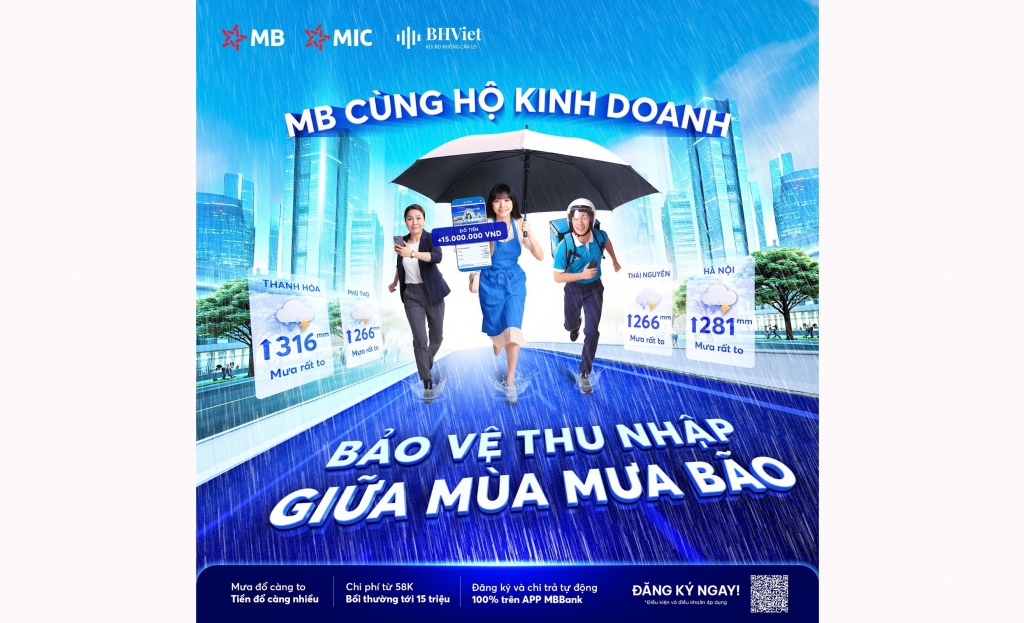 Nhẹ gánh âu lo nhờ MB bảo vệ nguồn thu nhập mùa bão Nhẹ gánh âu lo nhờ MB bảo vệ nguồn thu nhập mùa bão