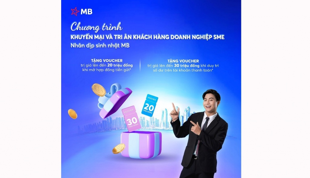 MB triển khai ưu đãi lớn tri ân khách hàng SME nhân dịp 31 năm thành lập MB triển khai ưu đãi lớn tri ân khách hàng SME nhân dịp 31 năm thành lập