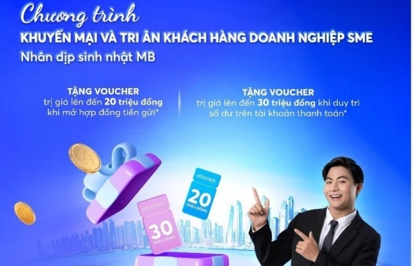 MB triển khai ưu đãi lớn tri ân khách hàng SME nhân dịp 31 năm thành lập