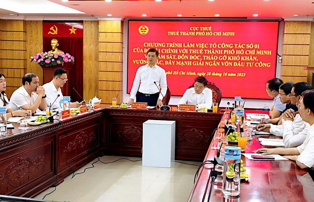 Tháo gỡ vướng mắc cho Thuế TP. Hồ Chí Minh về công tác giải ngân vốn đầu tư công