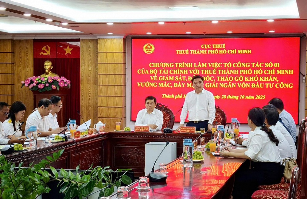 Tháo gỡ vướng mắc cho Thuế TP. Hồ Chí Minh về công tác giải ngân vốn đầu tư công