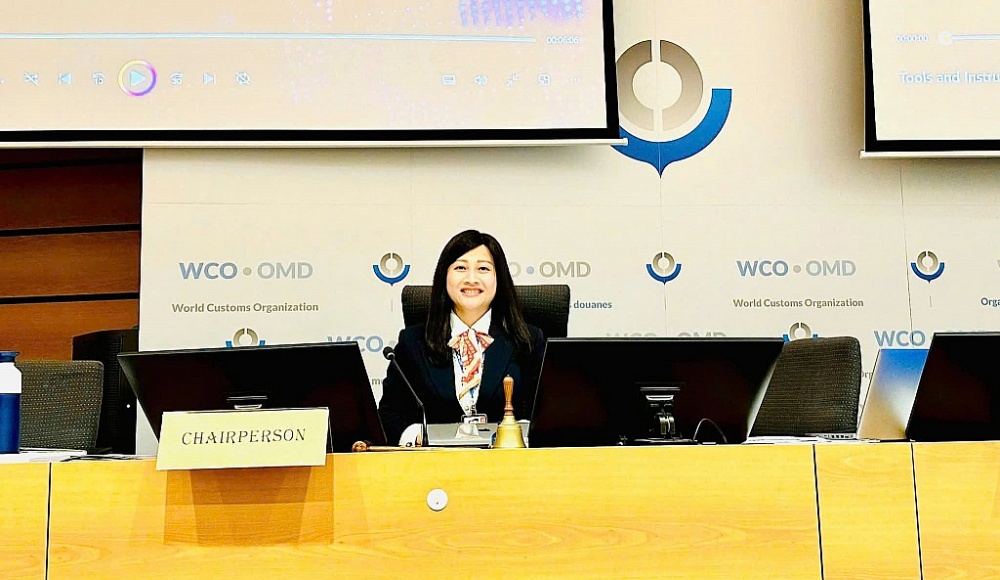 Phiên họp do bà Nguyễn Thị Vĩnh Hoài, Tham tán, đại diện Hải quan Việt Nam tại WCO - Chủ tịch PTC nhiệm kỳ 2025-2026 điều hành. Phiên họp do bà Nguyễn Thị Vĩnh Hoài, Tham tán, đại diện Hải quan Việt Nam tại WCO - Chủ tịch PTC nhiệm kỳ 2025-2026 điều hành.