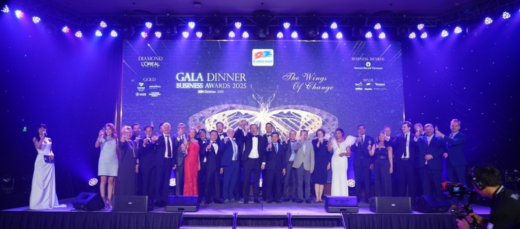 Eurocham 2025: Vinh danh những đóng góp nổi bật cho sự phát triển của Việt Nam Eurocham 2025: Vinh danh những đóng góp nổi bật cho sự phát triển của Việt Nam