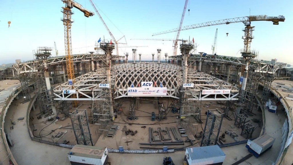 Dấu ấn VSL Việt Nam trên công trường nhà ga sân bay Long Thành Dấu ấn VSL Việt Nam trên công trường nhà ga sân bay Long Thành