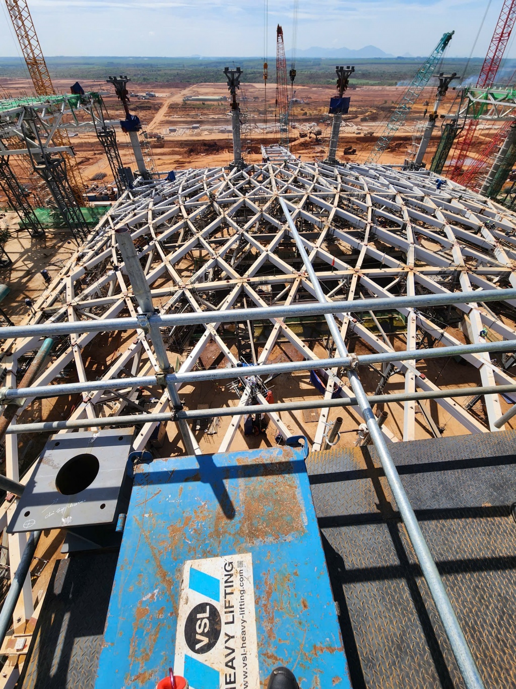 Dấu ấn VSL Việt Nam trên công trường nhà ga sân bay Long Thành Dấu ấn VSL Việt Nam trên công trường nhà ga sân bay Long Thành