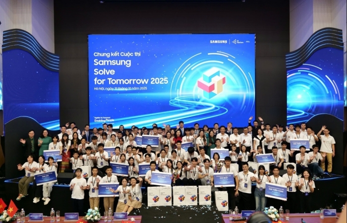 Trao giải Cuộc thi Samsung Solve for Tomorrow 2025