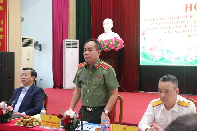 Thành phố Hà Nội đánh giá công tác phòng chống tội phạm tại làng nghề La Phù