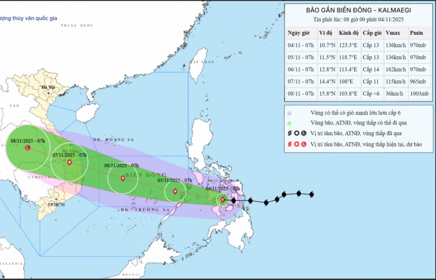 Hải quan khu vực XII chủ động ứng phó với cơn bão số 13