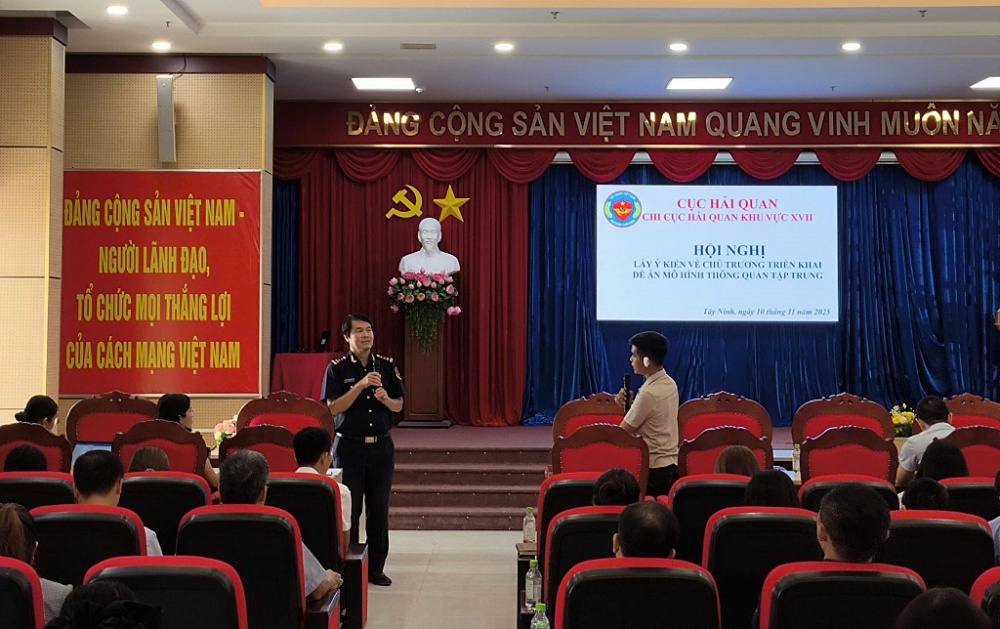 Hải quan khu vực XVII lấy ý kiến về mô hình thông quan tập trung