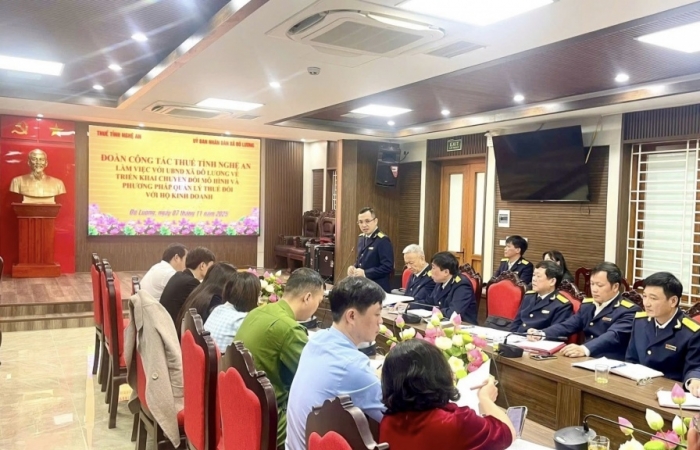 Thuế tỉnh Nghệ An: Tổng lực triển khai chiến dịch 30 ngày đêm xóa bỏ thuế khoán