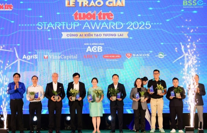 Tuổi Trẻ Startup Award 2025: Vinh danh 10 gương mặt khởi nghiệp xuất sắc về chuyển đổi số