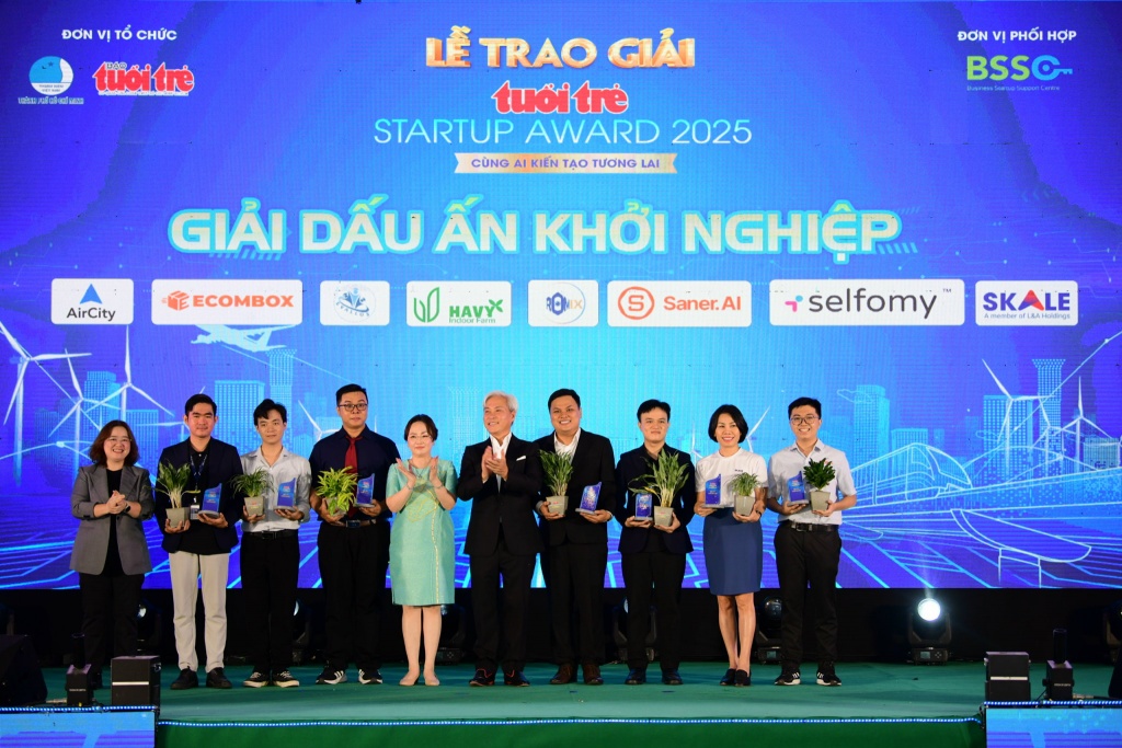 Tuổi Trẻ Startup Award 2025 vinh danh 10 gương mặt khởi nghiệp xuất sắc Tuổi Trẻ Startup Award 2025 vinh danh 10 gương mặt khởi nghiệp xuất sắc
