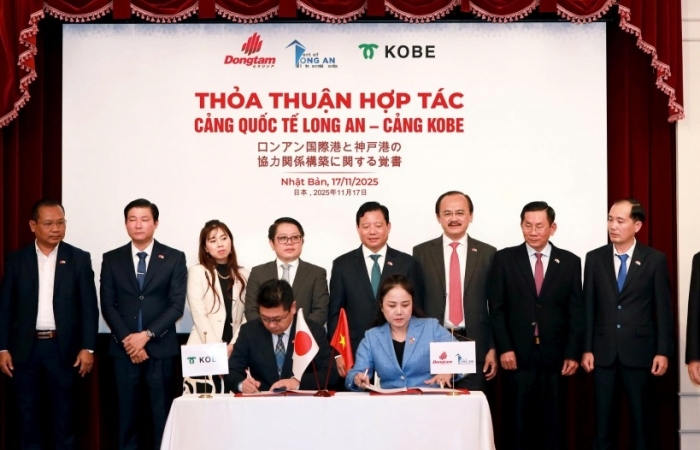 Cảng Quốc tế Long An và Cảng Kobe hợp tác chiến lược hướng đến chuỗi cung ứng xanh