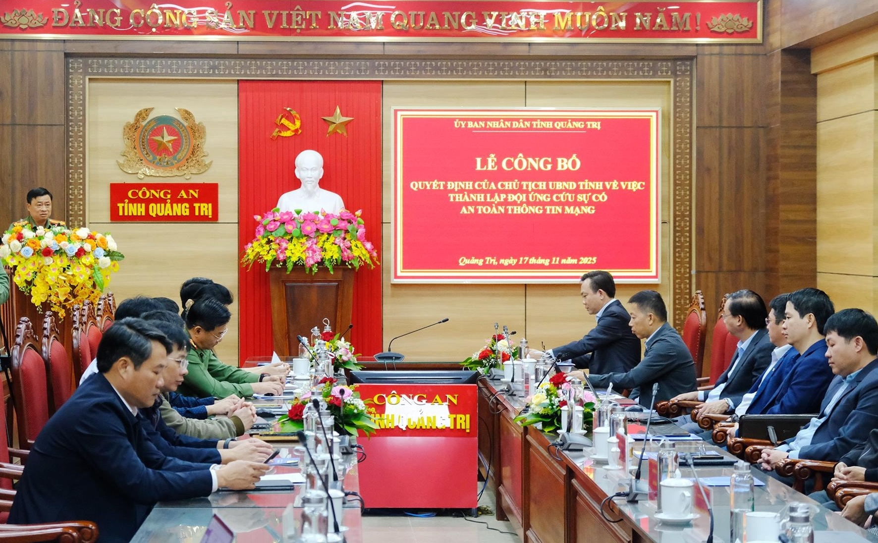 Quảng Trị: Ra mắt Đội Ứng cứu sự cố an toàn thông tin mạng