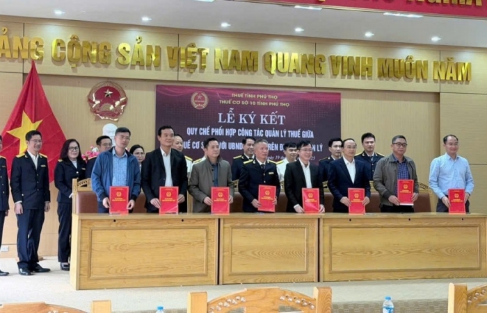 Thuế cơ sở 10 tỉnh Phú Thọ: Phối hợp với chính quyền xã thực hiện quản lý thuế