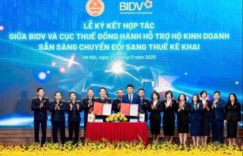 Cục Thuế và BIDV đồng hành cùng hỗ trợ hộ kinh doanh chuyển đổi từ thuế khoán sang kê khai