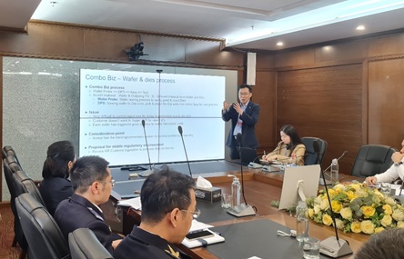 Lãnh đạo Hải quan khu vực V chia sẻ khó khăn với Amkor Technology Việt Nam