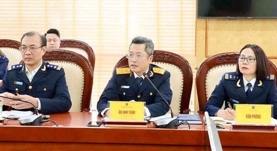 Phó Cục trưởng Cục Hải quan Âu Anh Tuấn nhấn mạnh cam kết của Hải quan Việt Nam.