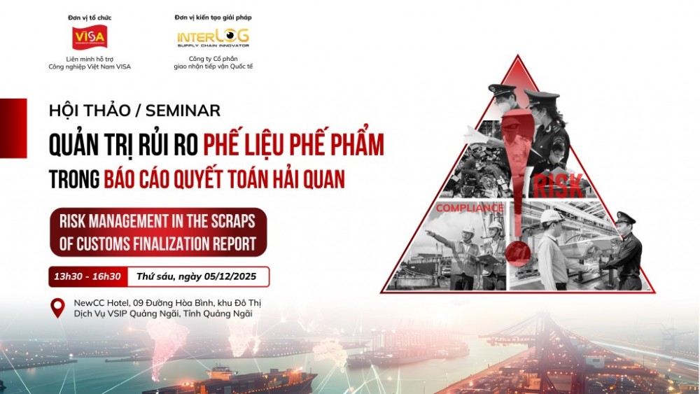 Quản trị rủi ro phế liệu, phế phẩm trong báo cáo quyết toán hải quan