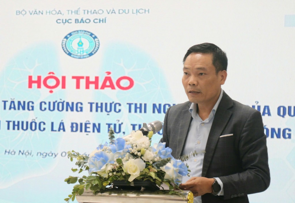 Tăng cường thực thi Nghị quyết của Quốc hội về cấm thuốc lá điện tử và thuốc lá nung nóng