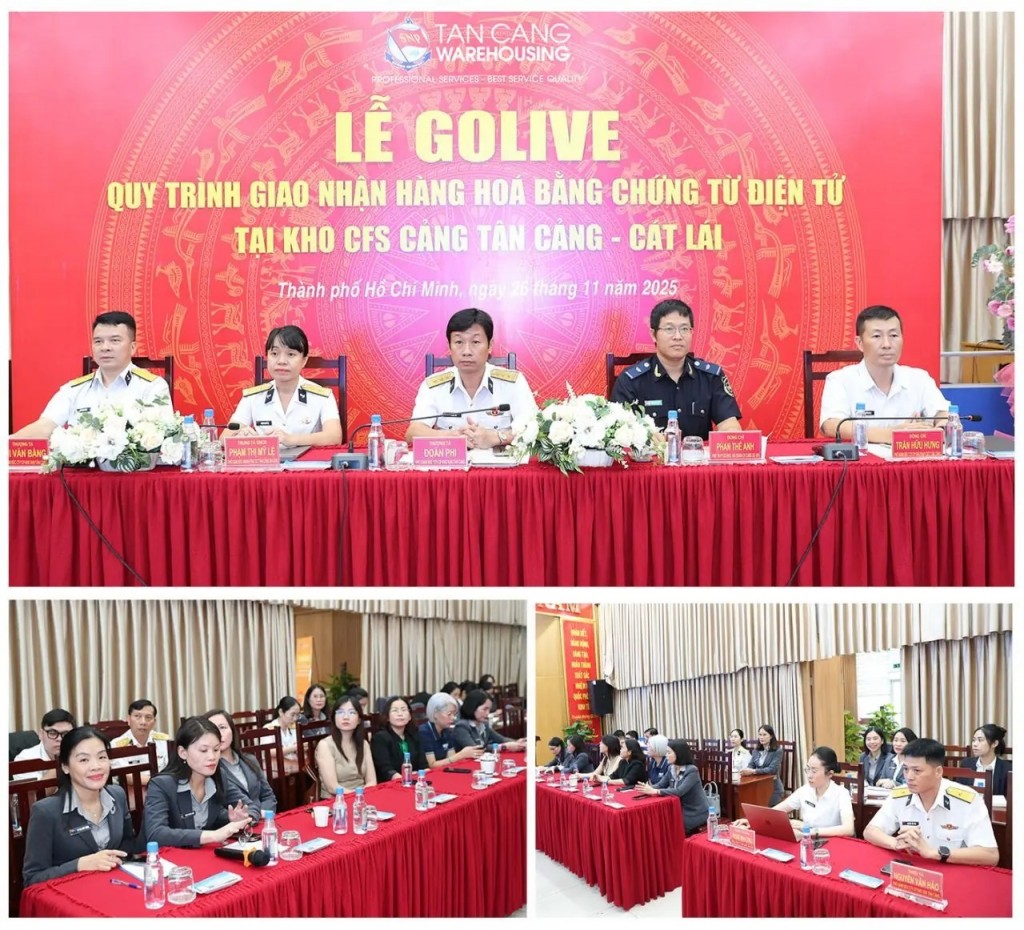 Công ty CP Kho vận Tân Cảng chính thức GOLIVE quy trình giao nhận hàng hóa bằng chứng từ điện tử
