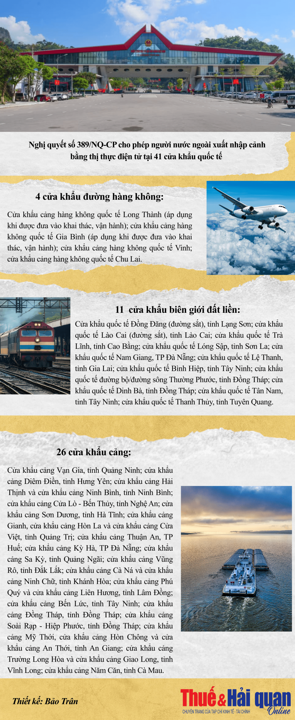 INFOGRAPHIC: Cho phép người nước ngoài XNC bằng thị thực điện tử tại 41 cửa khẩu quốc tế INFOGRAPHIC: Cho phép người nước ngoài XNC bằng thị thực điện tử tại 41 cửa khẩu quốc tế