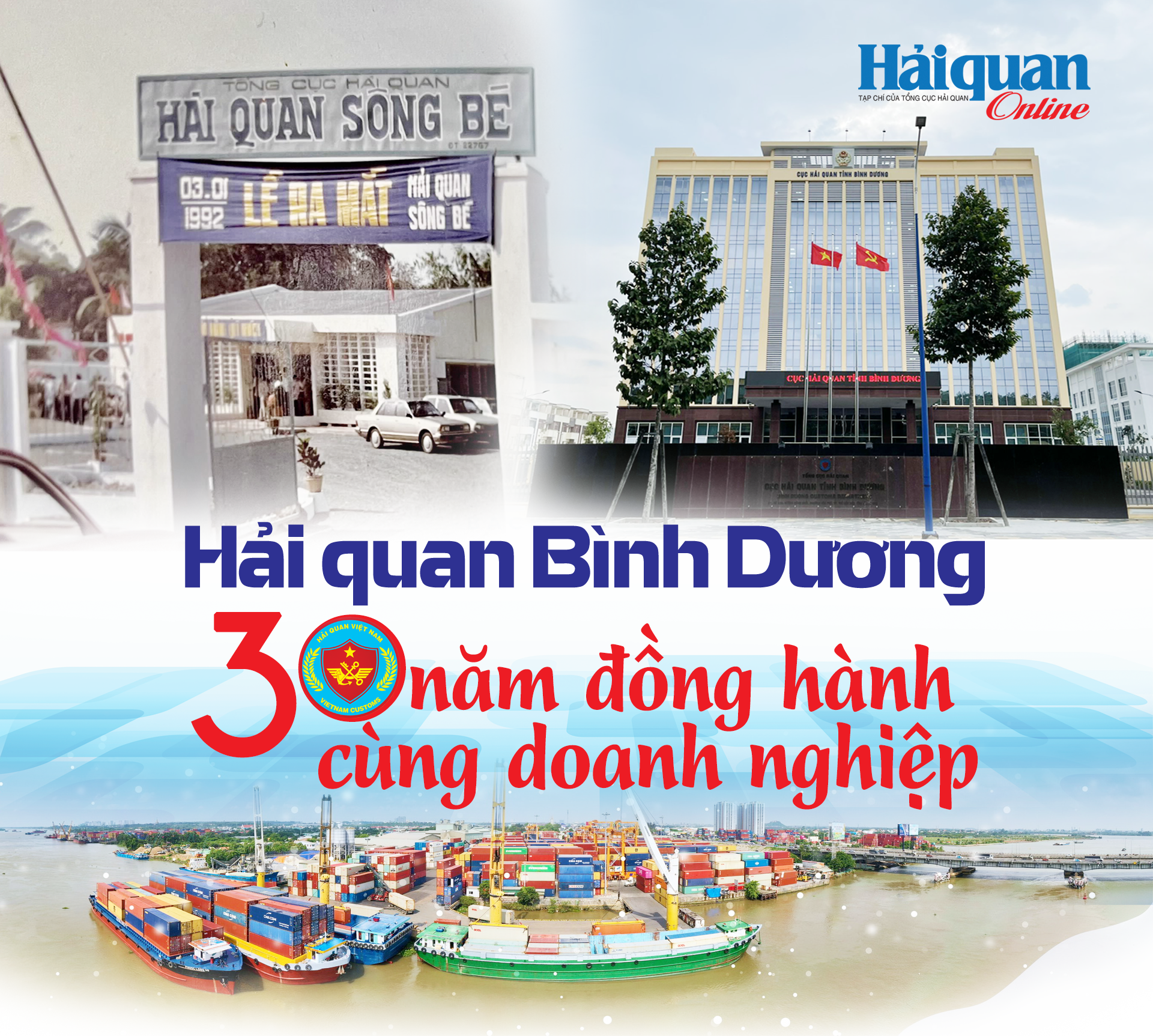 MEGASTORY: Hải quan Bình Dương 30 năm đồng hành cùng doanh nghiệp