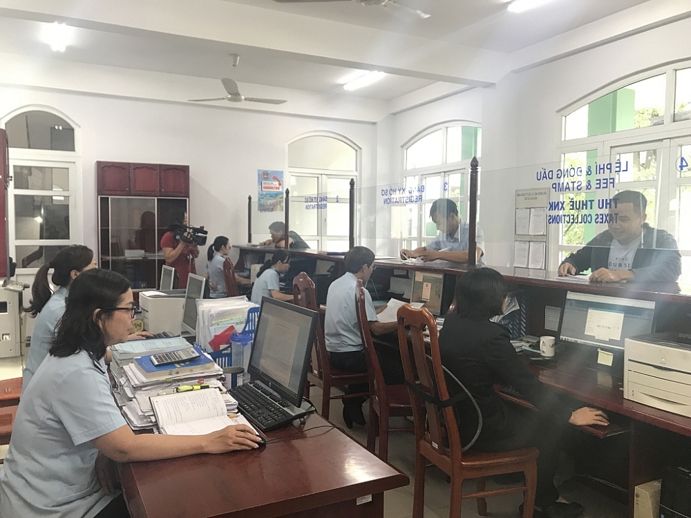 Hoạt động nghiệp vụ tại Cục Hải quan Khánh Hoà. 	Ảnh: T.H