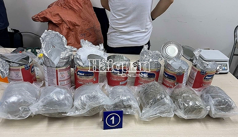 Tang vật trong vụ bắt giữ 36 kg ma túy do  Cục Hải quan TPHCM vừa phối hợp với Cục Điều tra chống buôn lậu - Tổng cục Hải quan, Phòng PC04 - Công an TPHCM thực hiện tháng 4/2021. 	Ảnh: Lê Thu