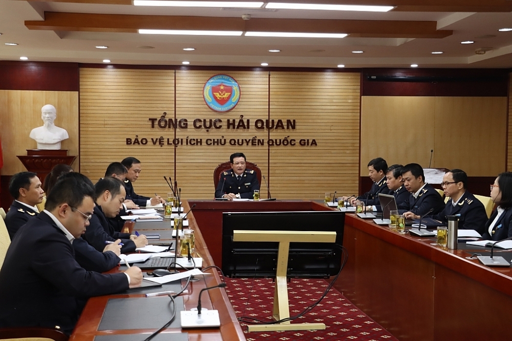 Ngày 10/12/2020, Cục Kiểm tra sau thông quan tổ chức Hội nghị trực tuyến với các cục hải quan địa phương để kiểm tra tiến độ việc vận hành thử nghiệm Hệ thống STQ02.  	Ảnh: T.Bình