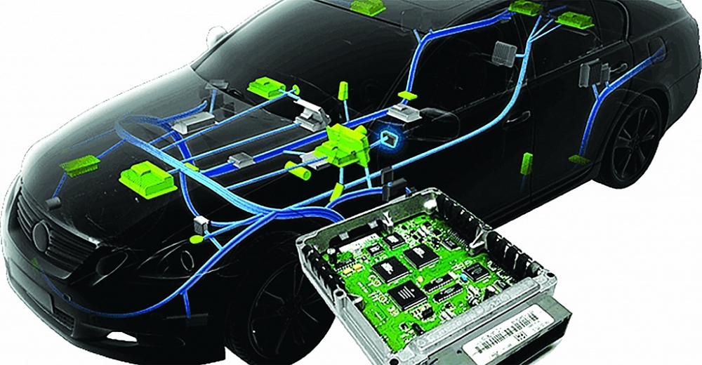 Bộ điều khiển điện tử dùng cho ô tô (Engine ECU). 	Ảnh minh họa. Nguồn: Internet