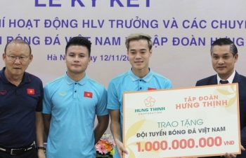 ĐT Việt Nam được thưởng 1 tỷ đồng từ đối tác mới của VFF